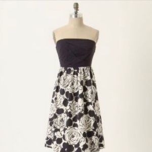 Anthropologie Deletta Origami Camellia Dress